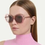 Sunglasses Butterfly shape, SK6059, Pink - Image 2