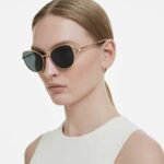 Sunglasses Cat-Eye shape, Grey - Image 2