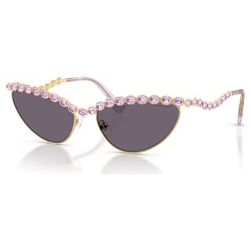 sunglasses-cat-eye-shape-purple-swarovski-5724513 Sunglasses Cat-Eye shape, Purple - Image 1