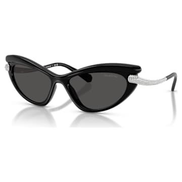 sunglasses-cat-eye-shape-sk6038-black-swarovski-5753505 Sunglasses Cat-Eye shape, SK6038, Black - Image 1