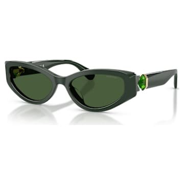 sunglasses-cat-eye-shape-sk6045-green-swarovski-5737917 Sunglasses Cat-Eye shape, SK6045, Green - Image 1