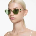 Sunglasses Cat-Eye shape, SK7003, Green - Image 2