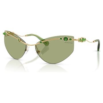 Sunglasses Cat-Eye shape, SK7039, Gold tone