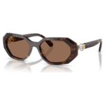 Sunglasses Octagon shape, SK6028, Brown
