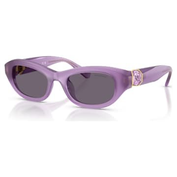 sunglasses-pillow-shape-purple-swarovski-5724503 Sunglasses Pillow shape, Purple - Image 1