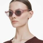 Sunglasses Round shape, SK6025, Pink - Image 2