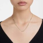Swarovski Remix necklace Round cut, White, 18K gold finish - Image 2