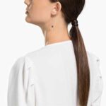 Symbolica drop earrings Moon and star, Blue, Mixed metal finish - Image 2