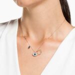 Symbolica pendant Evil eye, Blue, Mixed metal finish - Image 2