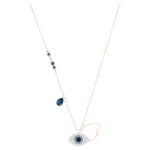 Symbolica pendant Evil eye, Blue, Mixed metal finish