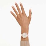 Teddy watch Swiss Made, Leather strap, Pink, Rose gold-tone finish - Image 2