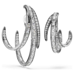 The Vienna Collection ear cuff set (3) Feather, Ruthenium plated
