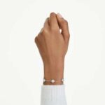 Una Angelic bracelet Round cut, Double sided motifs, White, Rhodium plated - Image 2