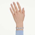Una Angelic bracelet White, Rhodium plated - Image 2