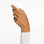 Una Angelic cocktail ring Round cut, Pavé, White, 18K rose gold finish - Image 2