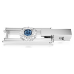 Una Angelic extender Round cut, Blue, Rhodium plated