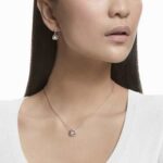 Una Angelic set Set (2), Triangle cut, Pink, 18K rose gold finish - Image 2