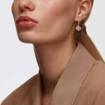 Una drop earrings Clover, Pink, 18K rose gold finish - Image 2