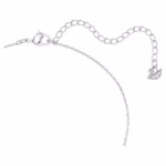 Una set Round cut, Blue, Rhodium plated - Image 5