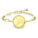 Zodiac bracelet Cancer, Gold tone, Gold-tone plated
