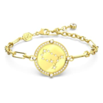 Zodiac bracelet Gemini, Gold tone, Gold-tone plated
