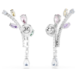 Ariana Grande x Swarovski drop earrings Mixed cuts, Multicoloured, Rhodium plated - Image 5