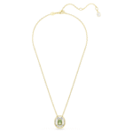 Chroma pendant Octagon cut, Green, 18K gold finish - Image 3