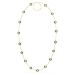 Chroma strandage Octagon cut, Multicoloured, 18K gold finish