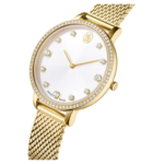 Clarica watch Swiss Made, Metal bracelet, Gold tone, Gold-tone finish - Image 5