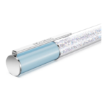 Crystalline ballpoint pen Blue, Chrome plated - Image 4