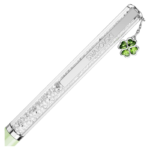 Crystalline ballpoint pen Clover, Green, Green lacquered, chrome plated - Image 3
