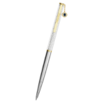 Crystalline ballpoint pen Evil eye, Gold tone, Mixed metal finish - Image 4