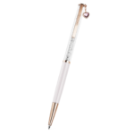 Crystalline ballpoint pen Heart, Pink, Pink lacquered, rose gold-tone plated - Image 5