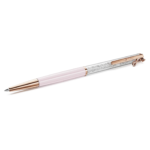 Crystalline ballpoint pen Infinity, Pink lacquered, rose gold-tone plated