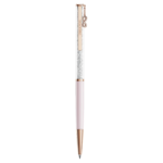 Crystalline ballpoint pen Infinity, Pink lacquered, rose gold-tone plated - Image 2