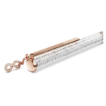 Crystalline ballpoint pen Infinity, Pink lacquered, rose gold-tone plated - Image 4