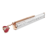 Crystalline ballpoint pen Ladybird, White, Red lacquered, rose gold-tone plated - Image 4