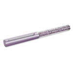 Crystalline ballpoint pen Purple lacquered, chrome plated