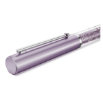 Crystalline ballpoint pen Purple lacquered, chrome plated - Image 4