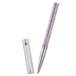 Crystalline ballpoint pen Purple lacquered, chrome plated - Image 5