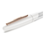 Crystalline rollerball pen White, Rose gold-tone plated - Image 4