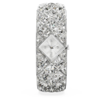 Curiosa bangle watch Crystal bracelet, Silver Tone, Stainless steel