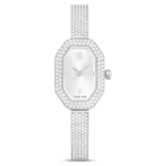 Dextera bangle watch Swiss Made, Metal bracelet, Silver Tone, Stainless steel