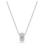 Dextera pendant White, Rhodium plated - Image 6
