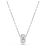 Dextera pendant White, Rhodium plated - Image 8