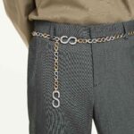 Dextera waist belt White, Mixed metal finish - Image 2