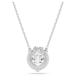 Dragon & Phoenix pendant Dragon’s claw, White, Rhodium plated - Image 5