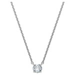 Eternity pendant Lab-grown diamonds 0.5 ct tw, Round shape, Sterling silver - Image 7