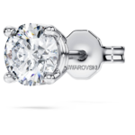 Eternity stud earring Lab-grown diamonds 0.5 ct tw,  Single, Round shape, 18K white gold - Image 3