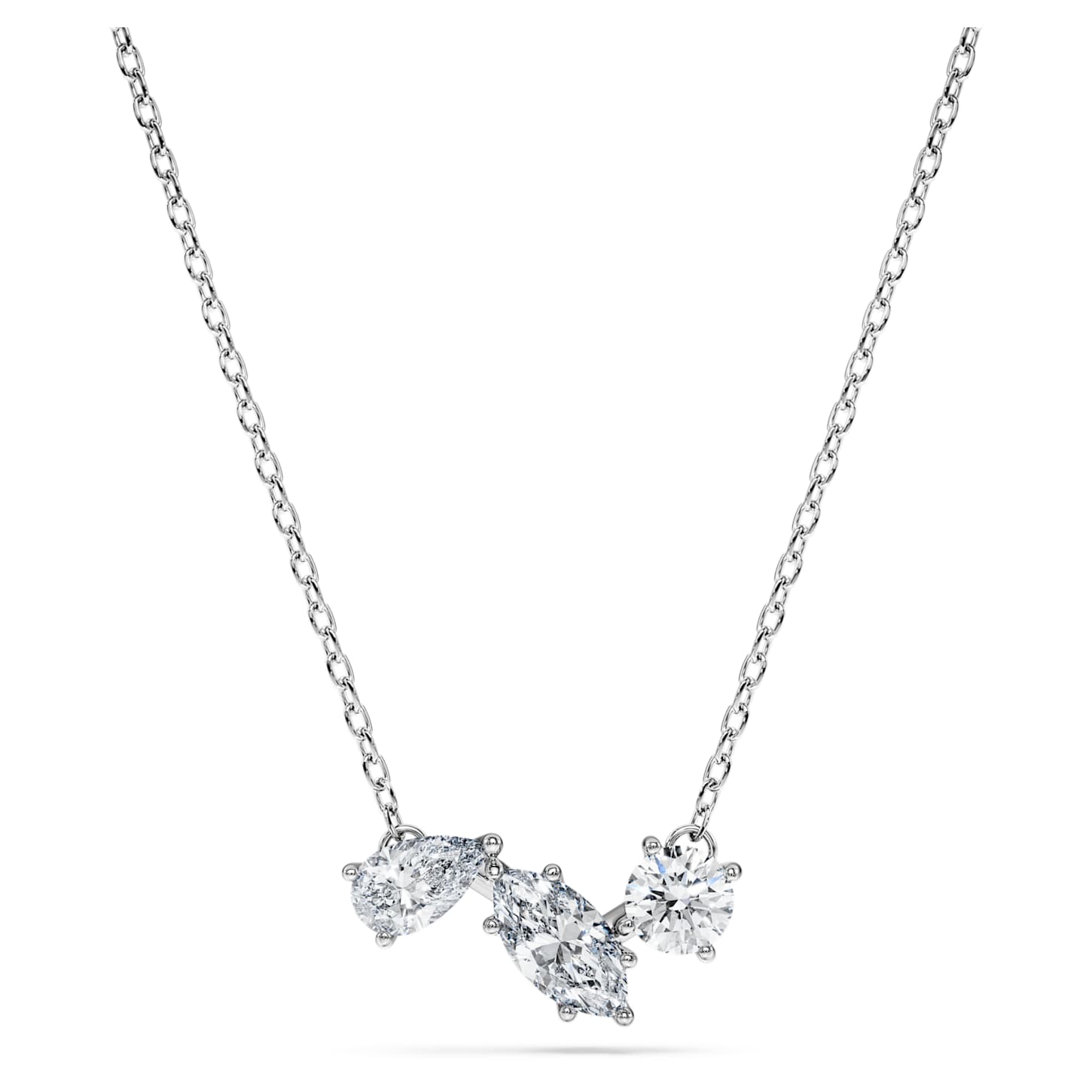 Galaxy pendant Lab-grown diamonds 0.82 ct tw, Mixed shapes, Sterling silver